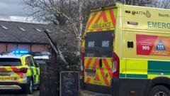 Five taken to hospital after gas explosion at farm
