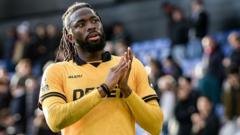 Wolves’ Arokodare third player racially abused this weekend