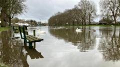 Dozens of flood warnings in England after days of non-stop rain