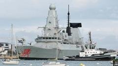 HMS Dragon departs UK for eastern Mediterranean
