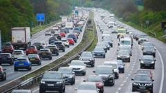Easter bank holiday weekend set to be busiest on roads in four years