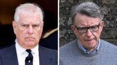 CPS giving ‘investigative advice’ to police over Andrew and Mandelson probes