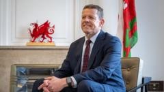 Plaid Cymru’s Rhun ap Iorwerth sworn in as Wales’ first minister