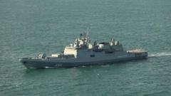 Russian warship fires warning shots near UK-registered yacht in Channel