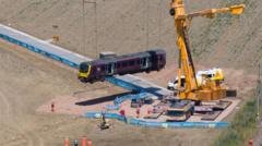 Eight in critical condition after train crash