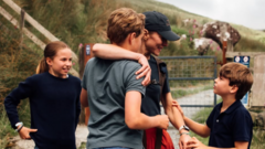Catherine shares photos reuniting with family after Three Peaks Challenge