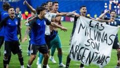 Fifa ‘assessing match reports’ over Falklands banner