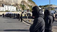 Disruption at Port of Dover due to ‘stop the boats’ protest