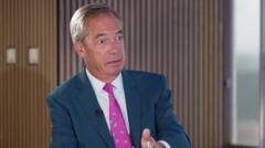 Farage tells BBC ‘we live in a complainants’ society’ after questions over Reform funding